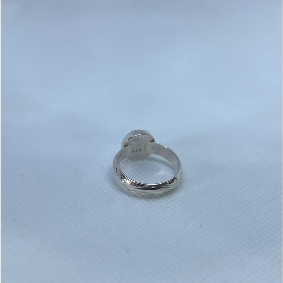 4Ct Larimar Ring Handmade - Picture 4 of 5